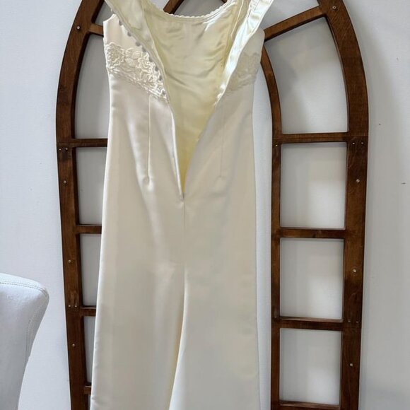 Vintage Jessica McClintock Wedding Dress / 2nd Look - Picture 8 of 10
